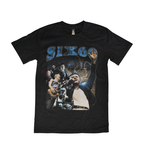 Six60 Blue Retro/Black TShirt